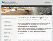 Tablet Screenshot of concretemesh.com